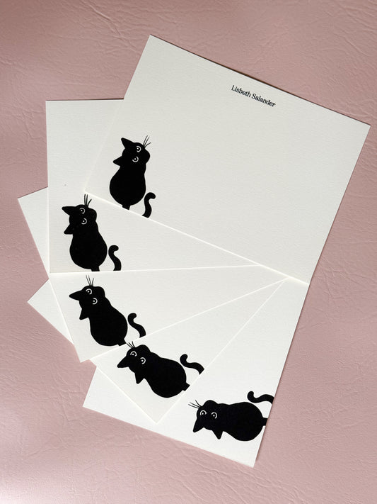 Patient Cat Stationery Set