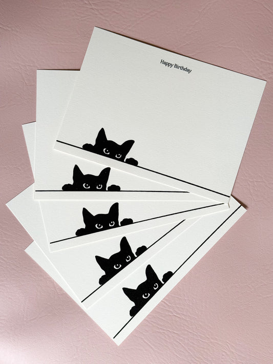 Curious Cat Stationery Set