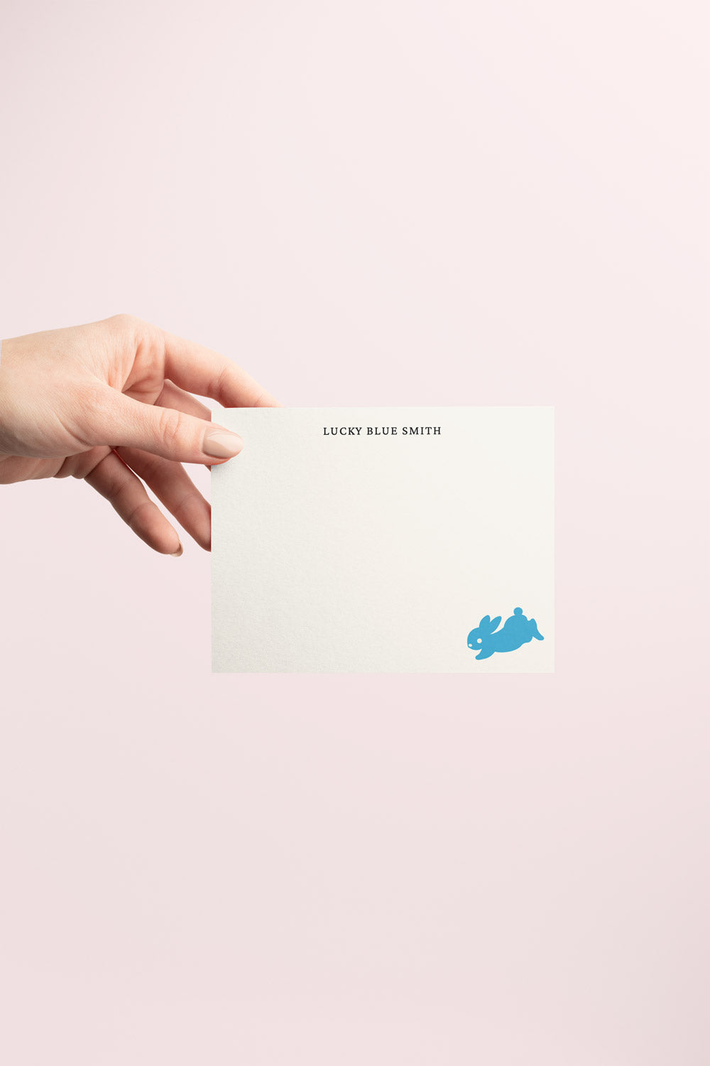 Blue Little Bunny Stationery Set