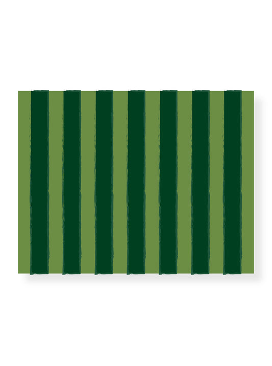 Green Gift Wrapping Stationery Set
