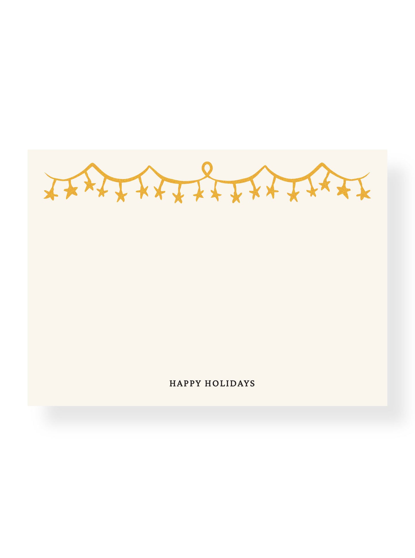 Gold Star Garland Stationery Set