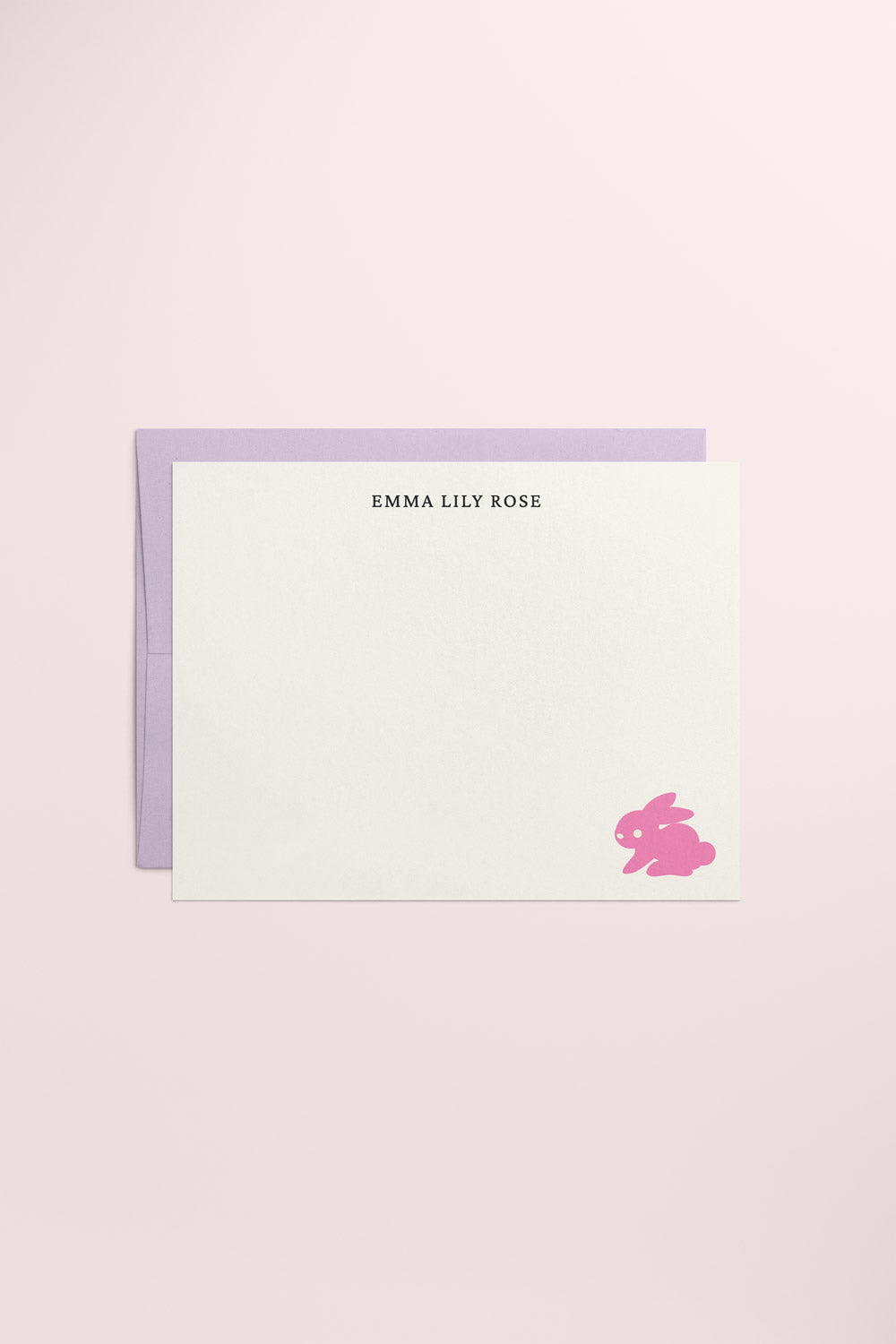 Pink Little Bunny Stationery Set