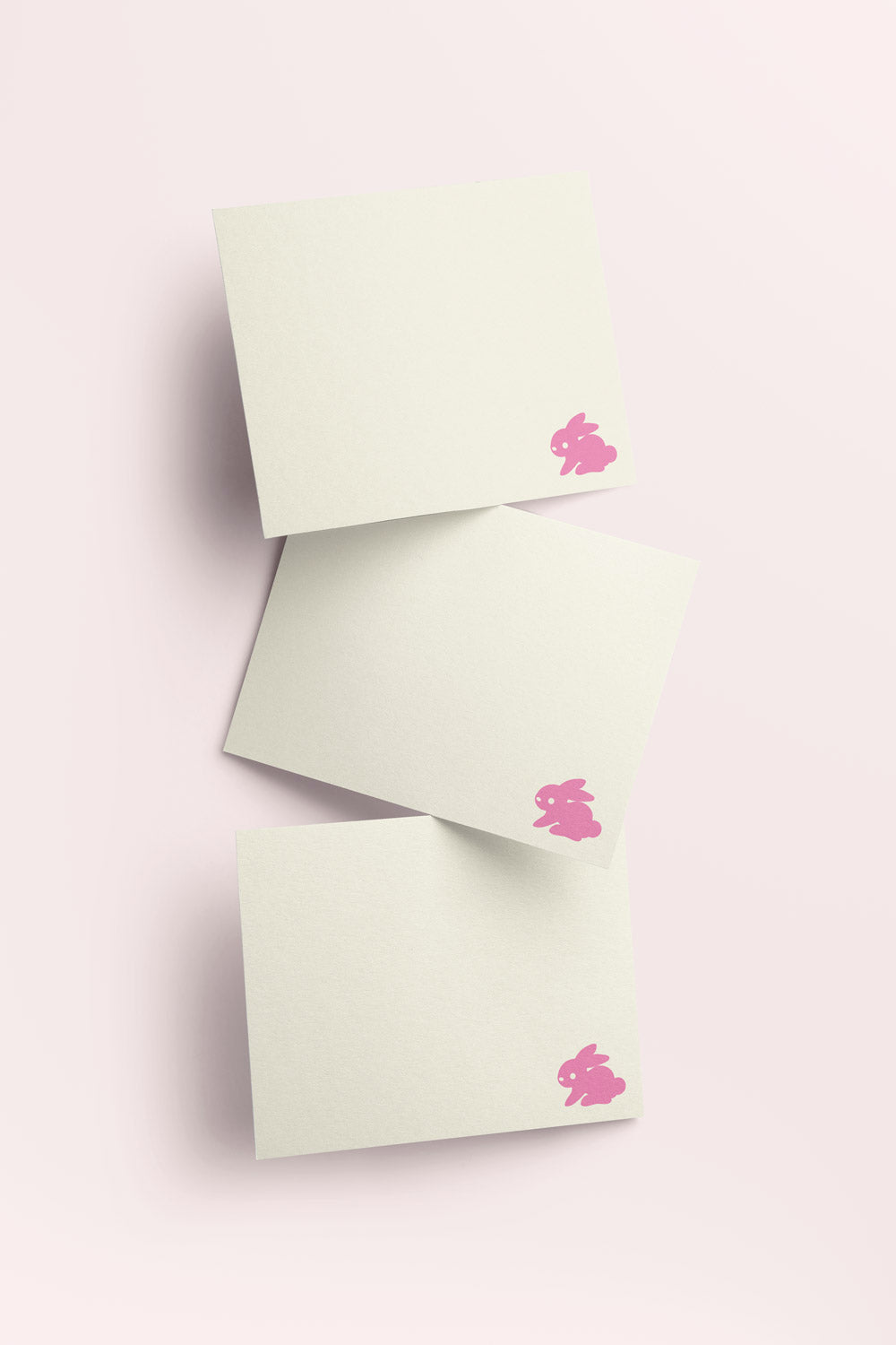 Pink Little Bunny Stationery Set