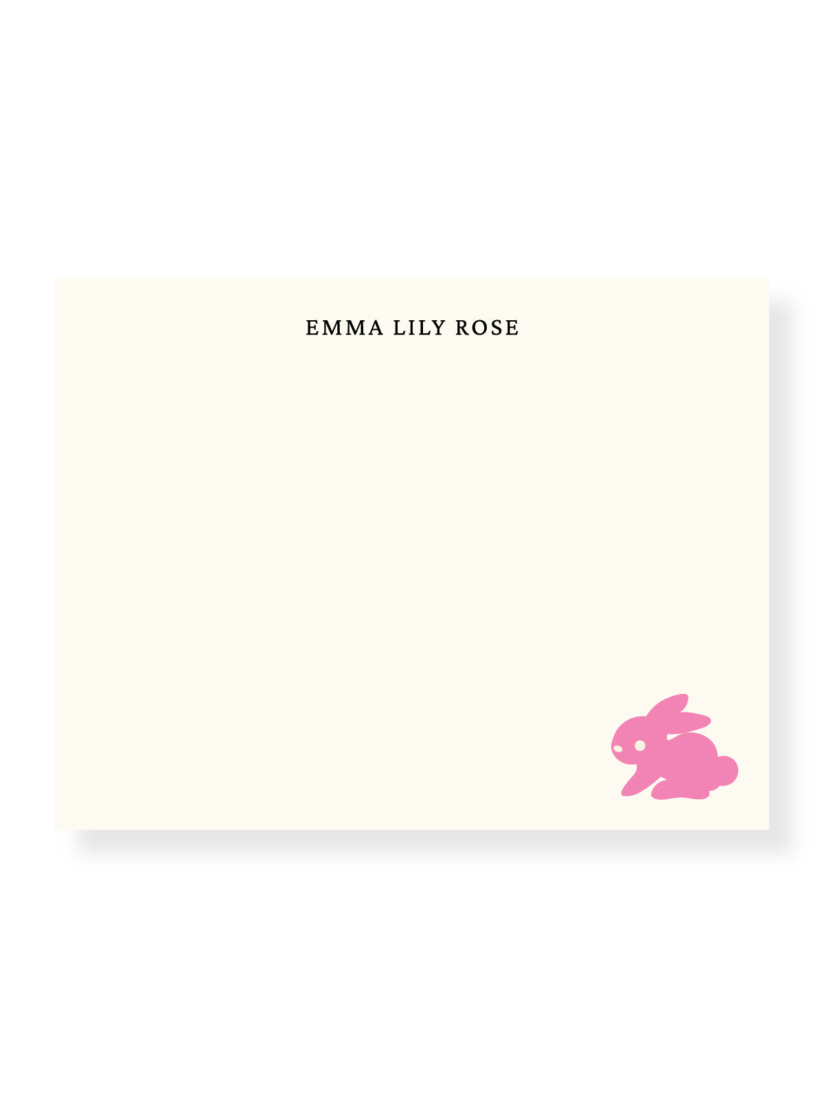 Pink Little Bunny Stationery Set