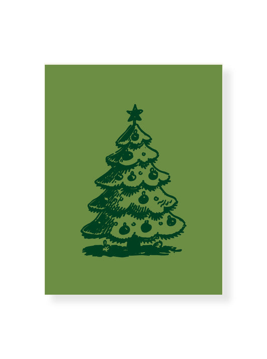 Snowy Tree Stationery Set